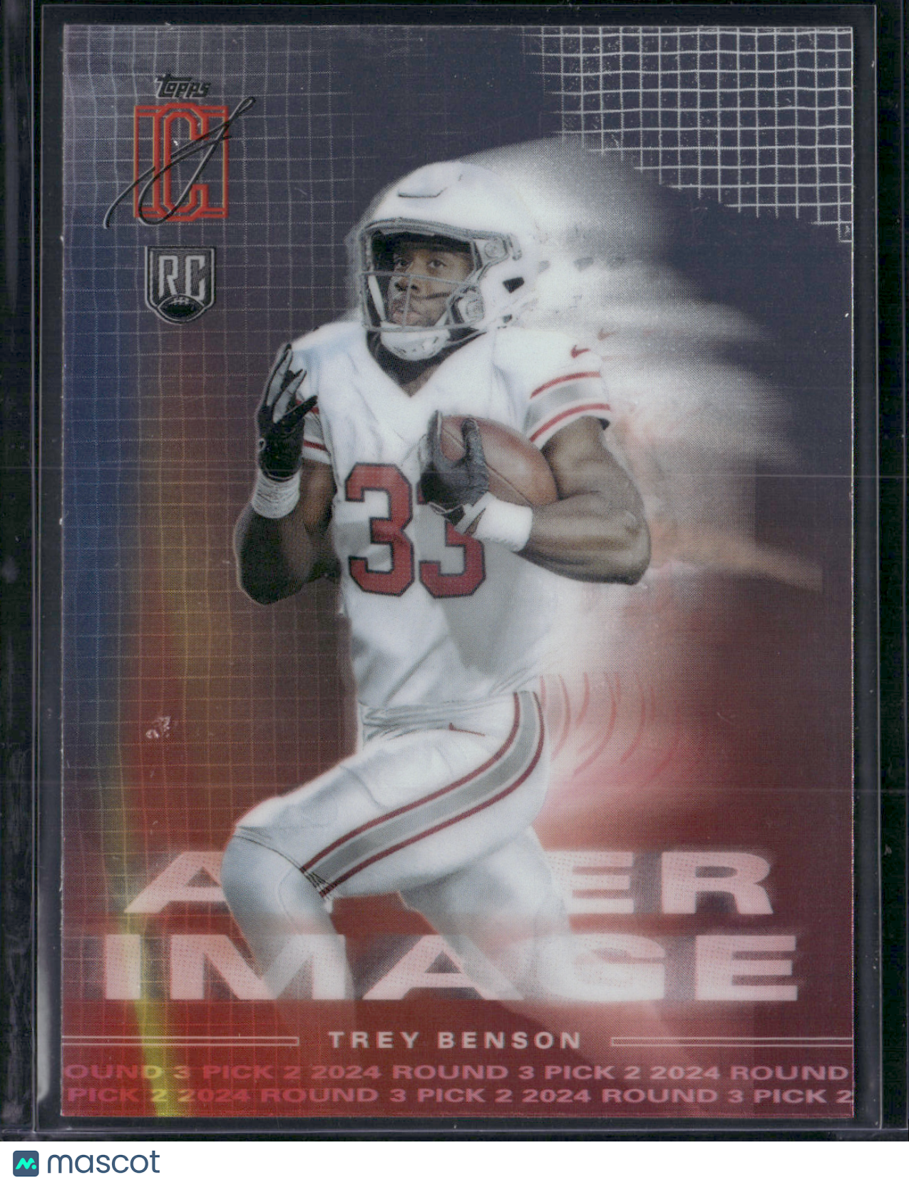 2024 Topps Signature Class TREY BENSON #AI-15 AFTER IMAGE Rookie Card RC