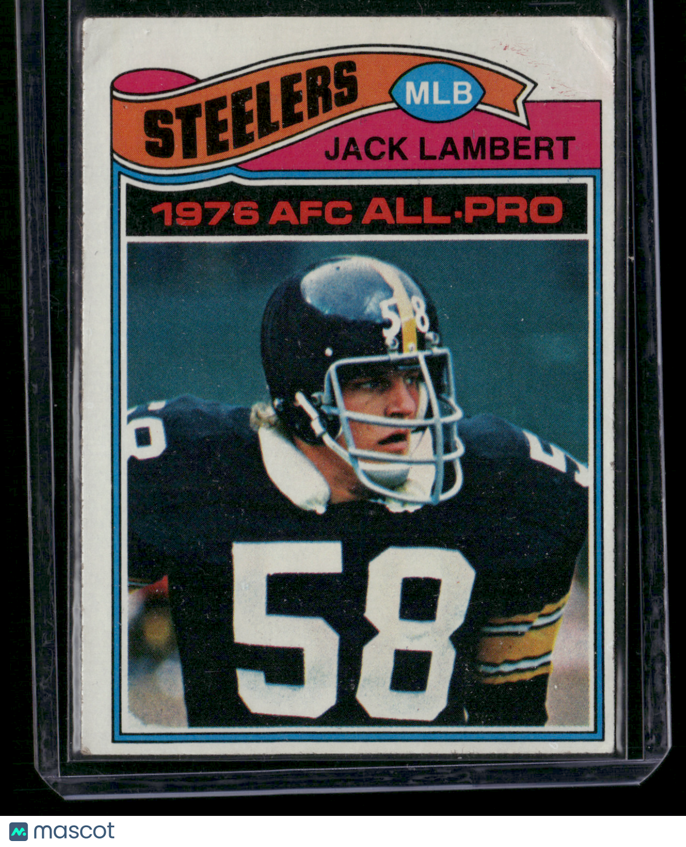1977 Topps JACK LAMBERT #480 surface Dents Corner Creases (Good)