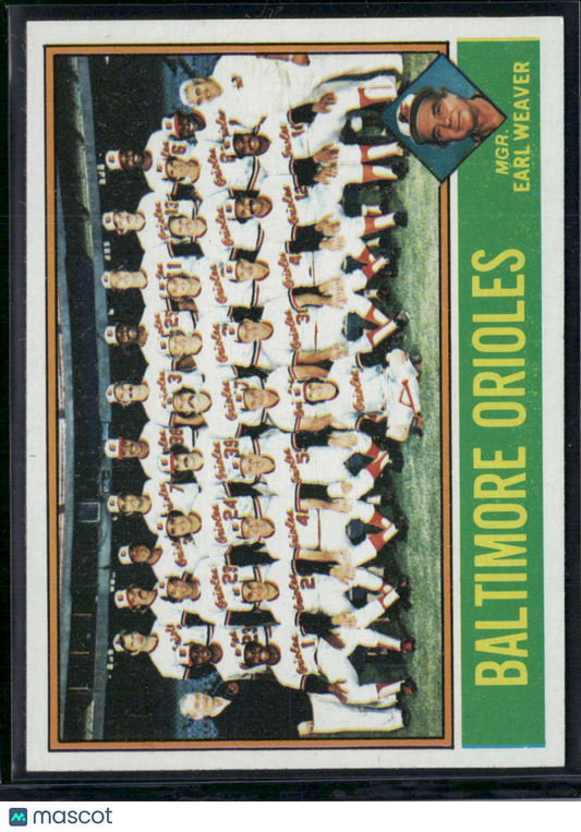 1976 Topps BALTIMORE ORIOLES #73 (EX-EX/MT)
