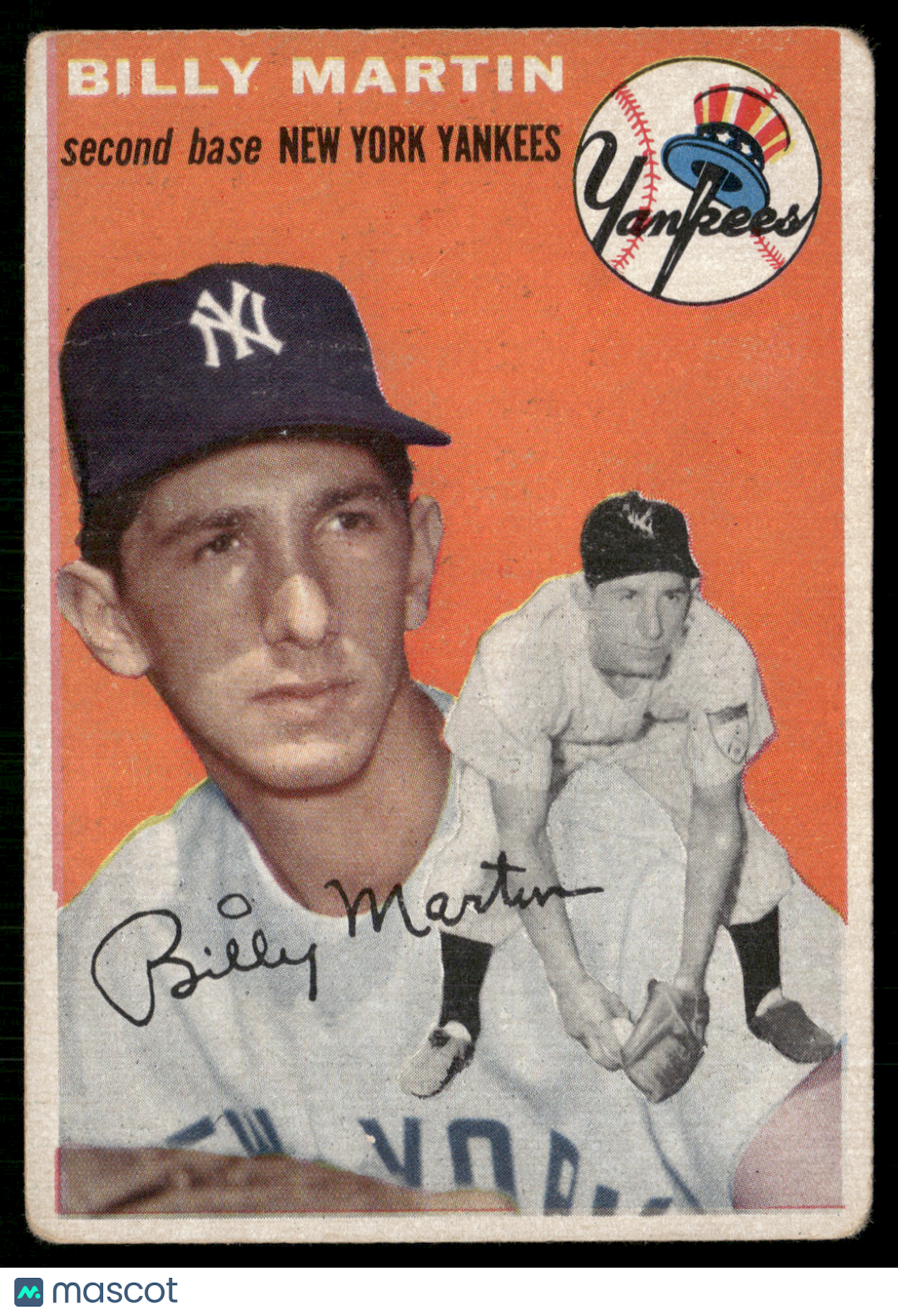 1954 Topps Billy Martin #13 Wrinkle (VG)