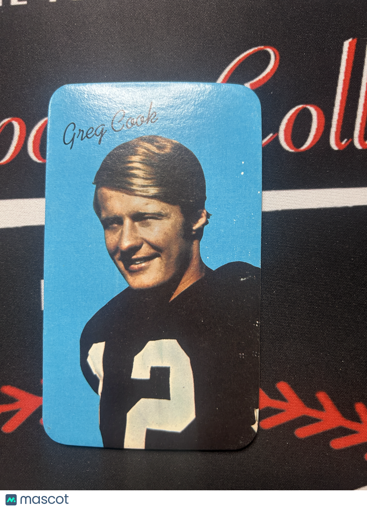 1970 Supers GREG COOK #10 Light Wrinkle on Back (VG)