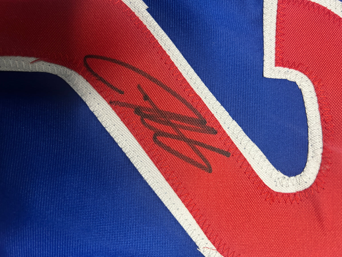 Derrek Lee Chicago Cubs Signed Baseball Jersey