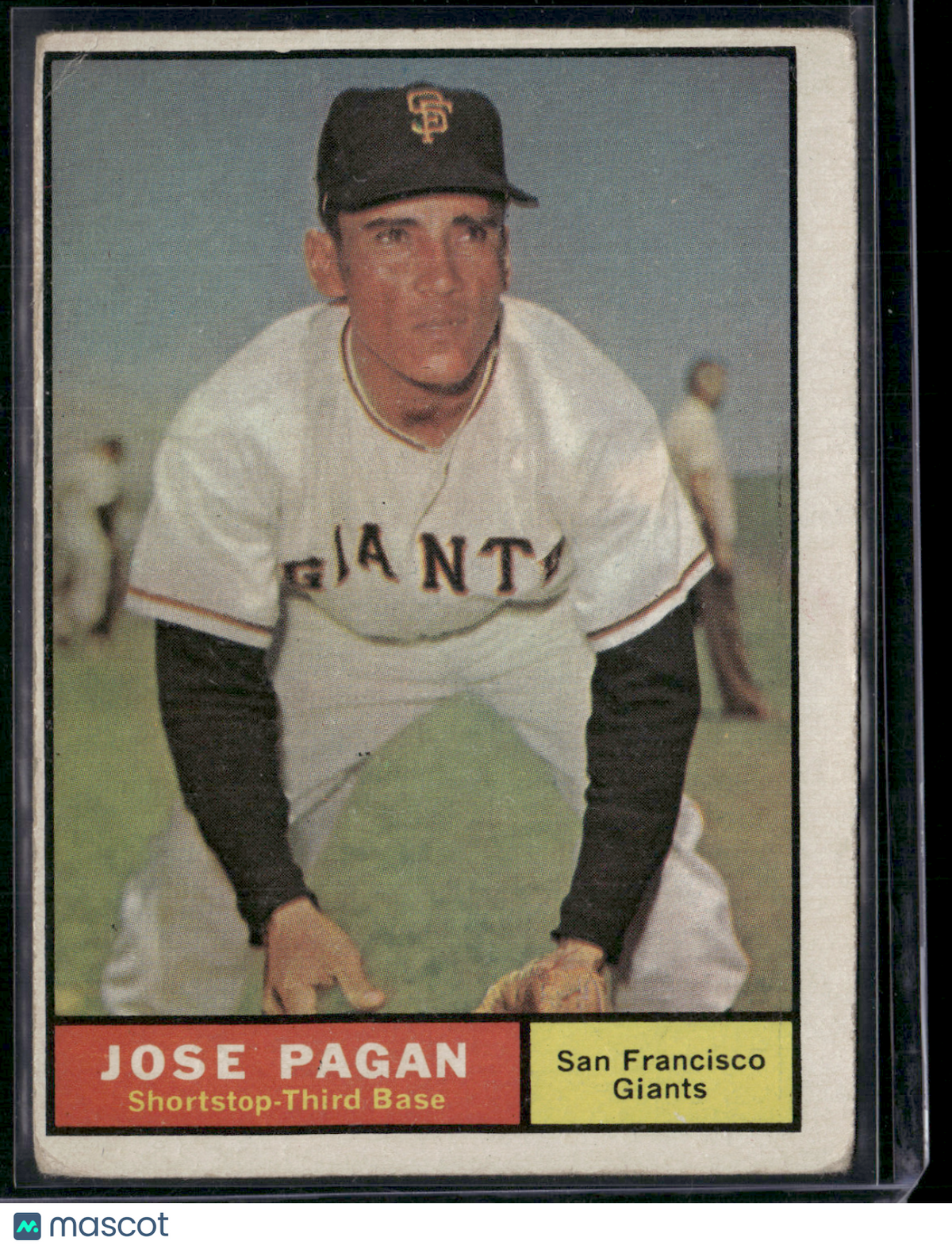 1961 Topps JOSE PAGAN #279 (VG-VG/EX)