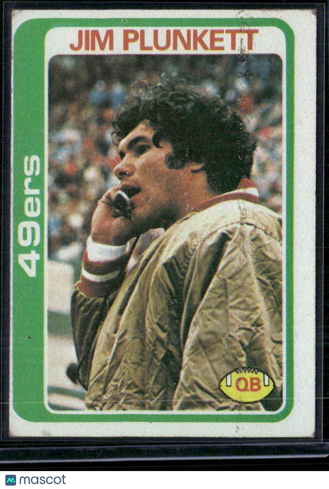 1978 Topps JIM PLUNKETT #131 Print Snow (VG/EX)