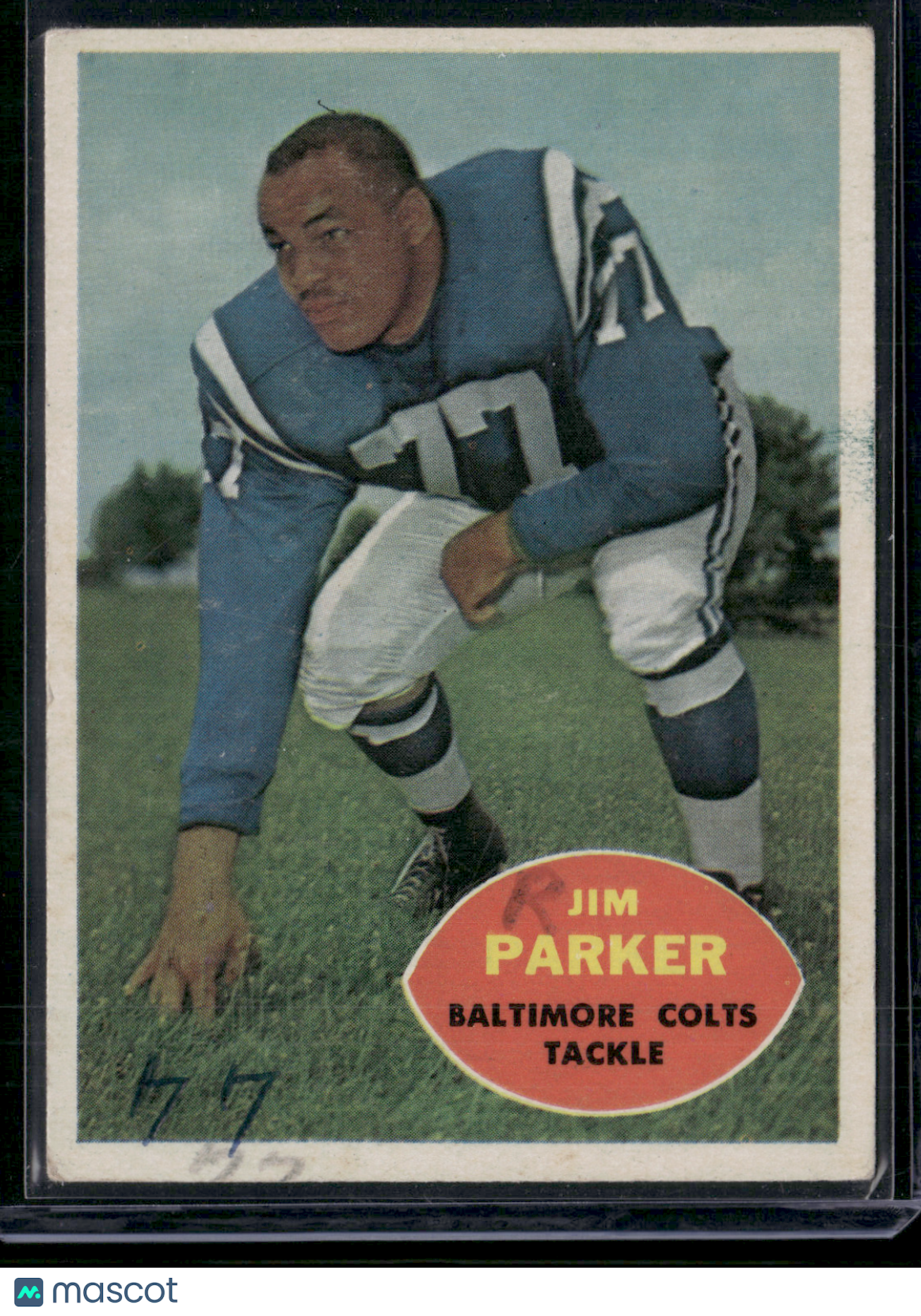 1960 Topps JIM PARKER #5