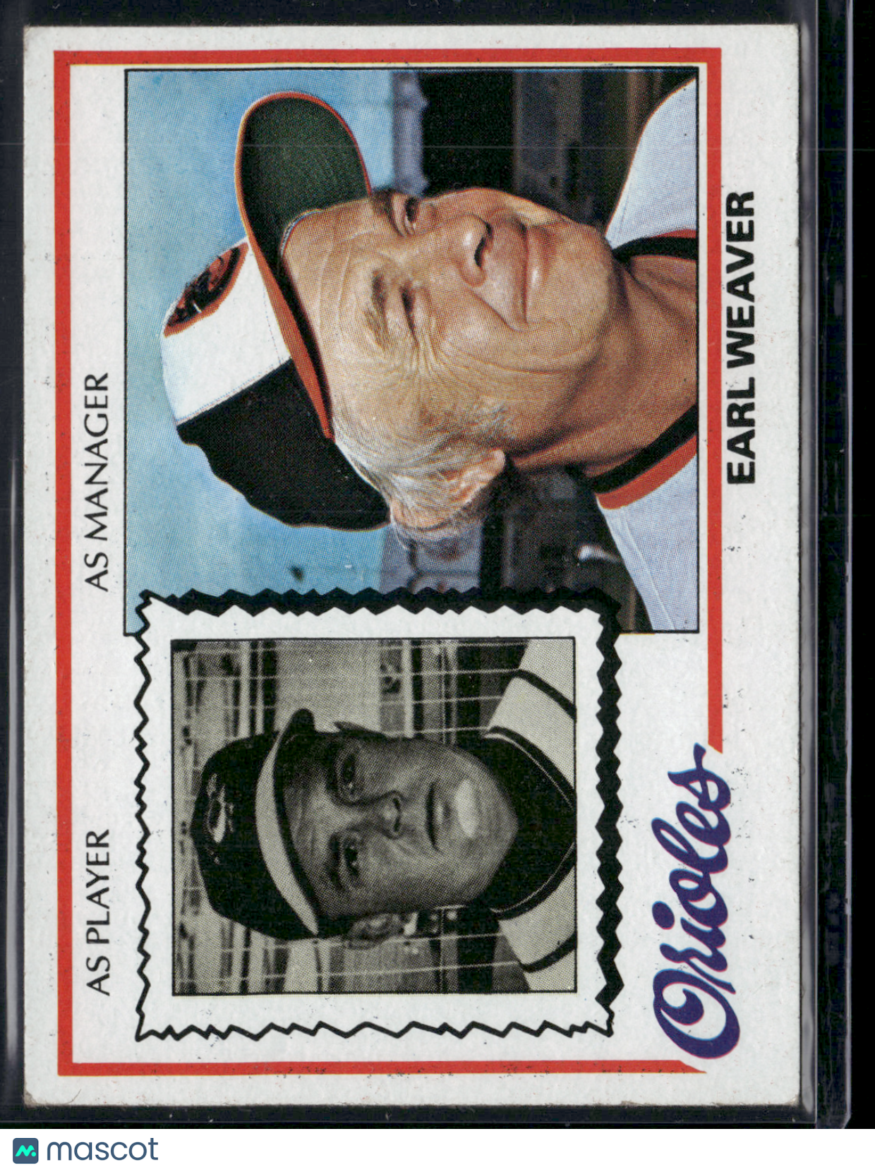 1978 Topps EARL WEAVER #211 (VG/EX-EX)