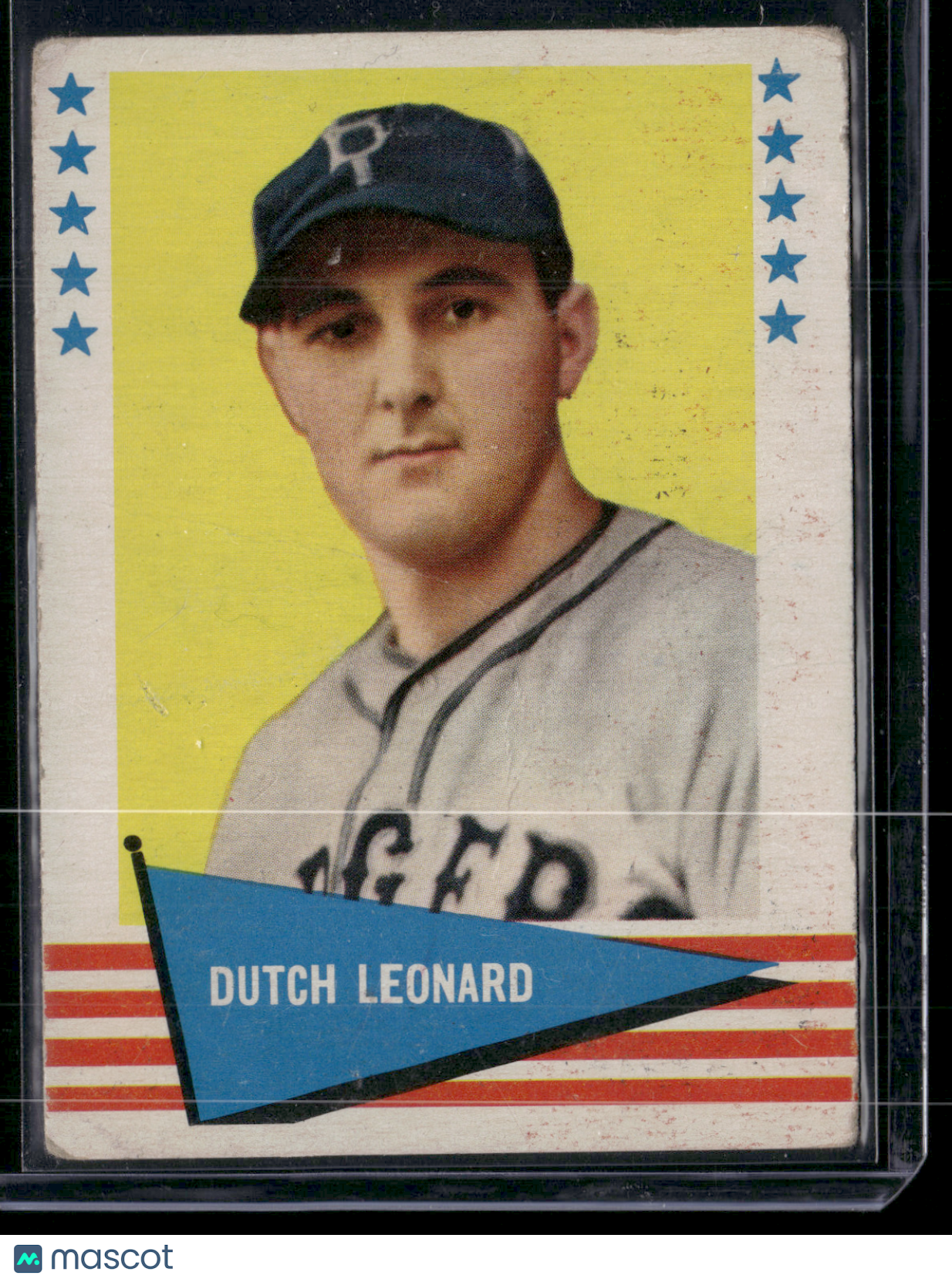1960 Fleer Baseball Greats DUTCH LEONARD #121 Multiple Creases