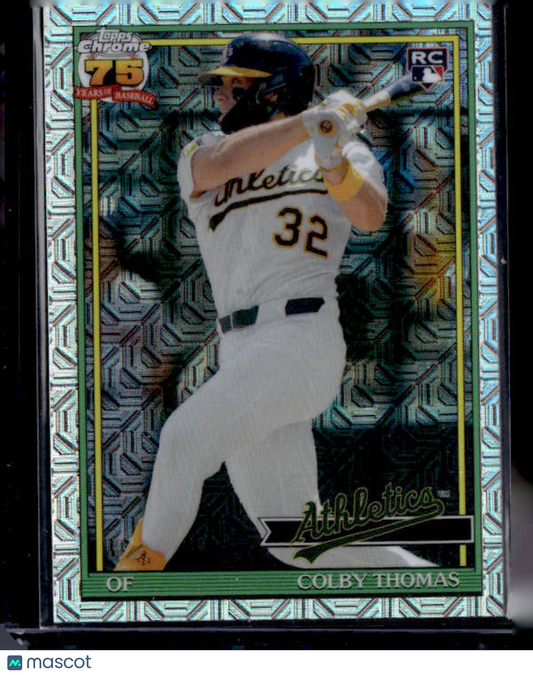 2026 Topps Series 1 COLBY THOMAS #91C-74 1991 Topps Mojo Rookie RC