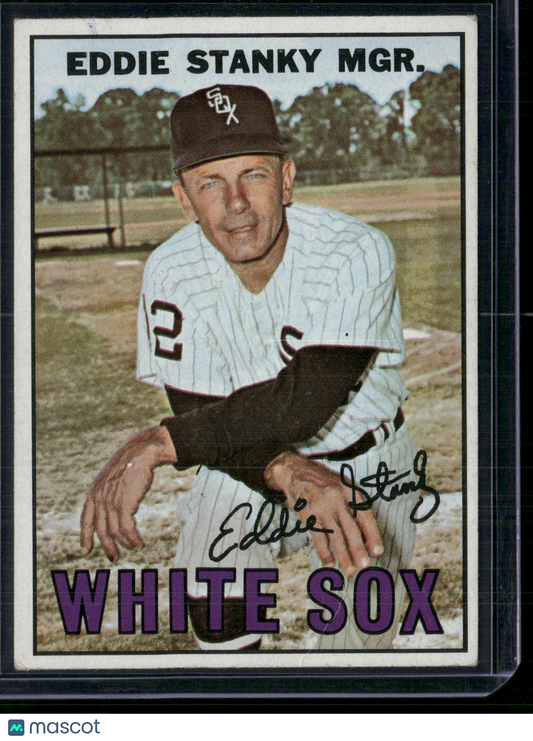 1967 Topps EDDIE STANKY #81 Wrinkle (VG-VG/EX)