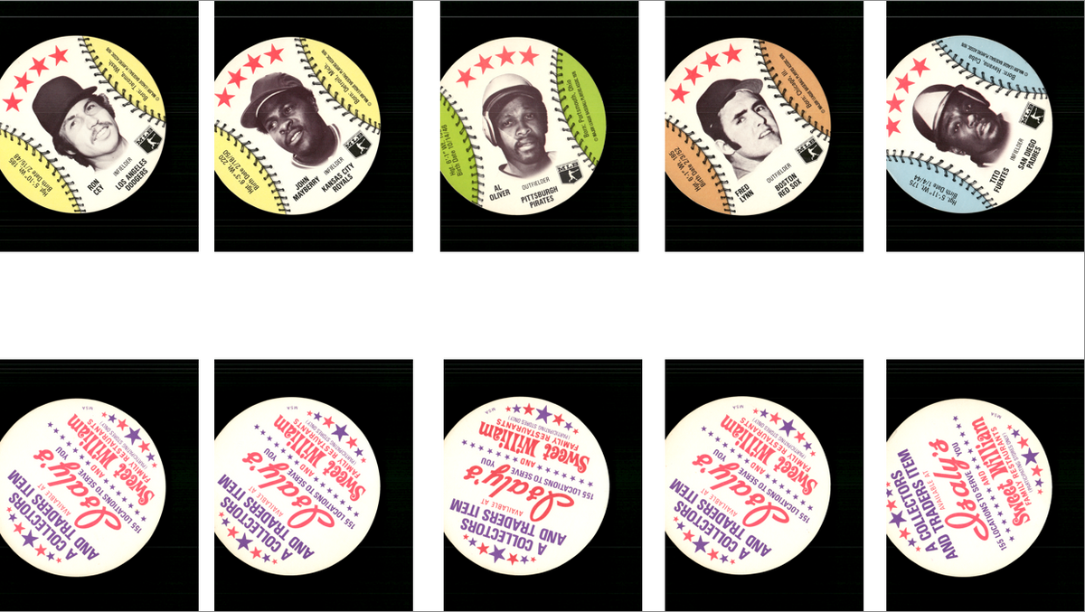 1976 Dics 10 ~ DISCLOT Mickey Lolich/Tito Fuentes (EX)