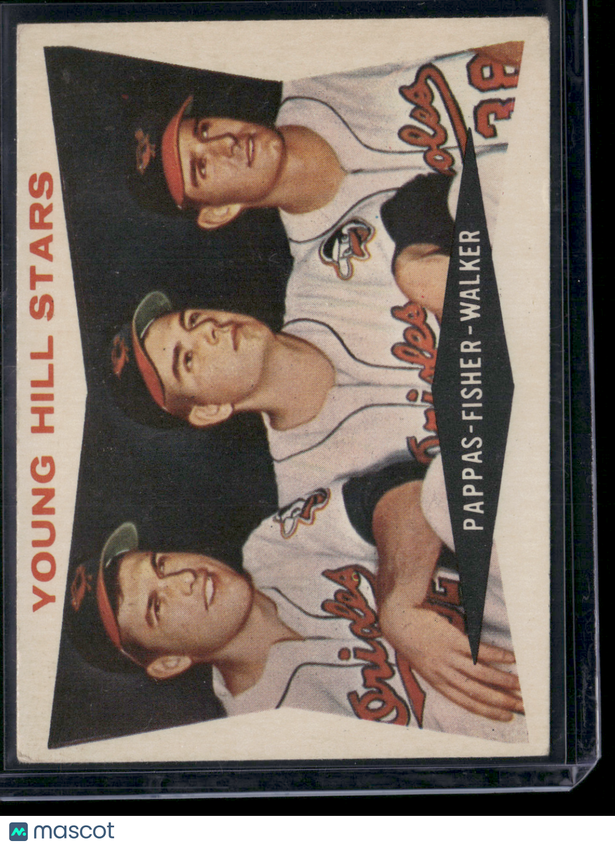 1960 Topps MILT PAPAS/FISHER/WALKER #399 Young Hill Stars (VG)
