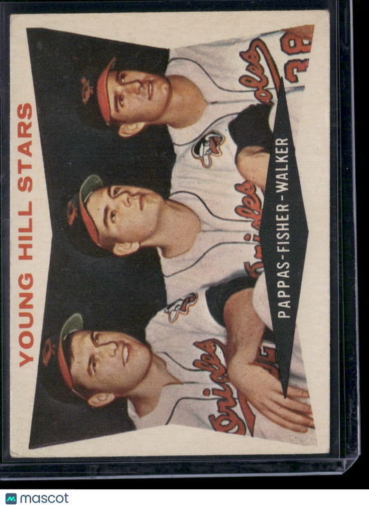 1960 Topps MILT PAPAS/FISHER/WALKER #399 Young Hill Stars (VG)