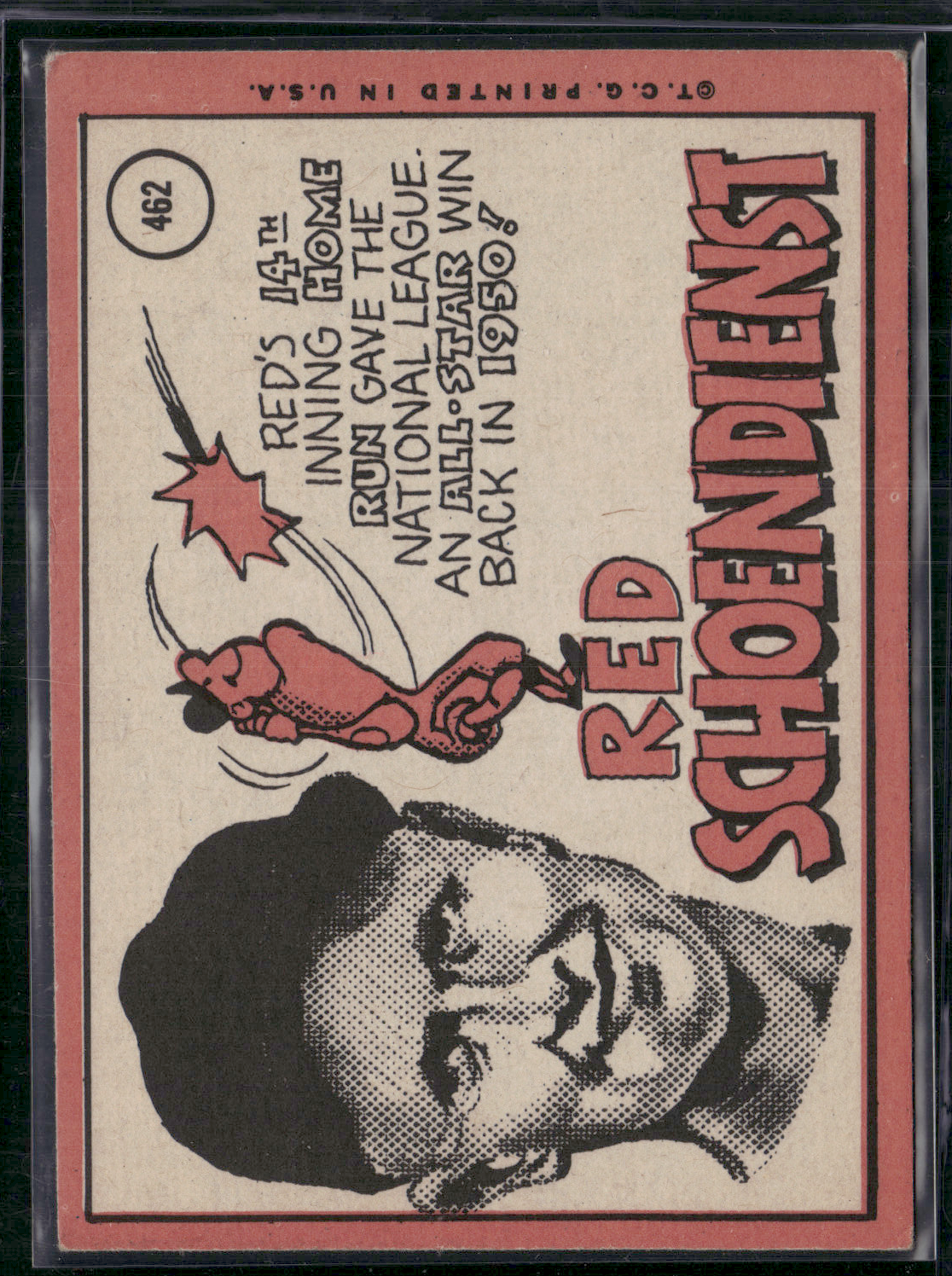 1969 Topps RED SCHOENDIENST #462 (VG/EX)