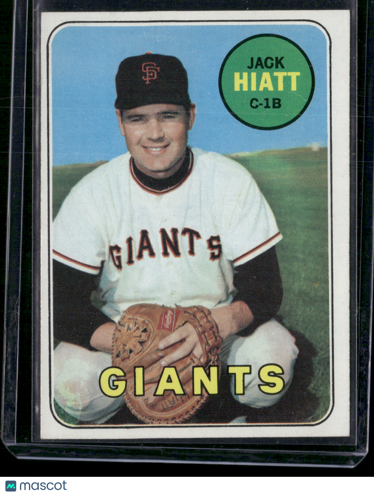 1969 Topps JACK HIATT #204 Corner Dent (VG)