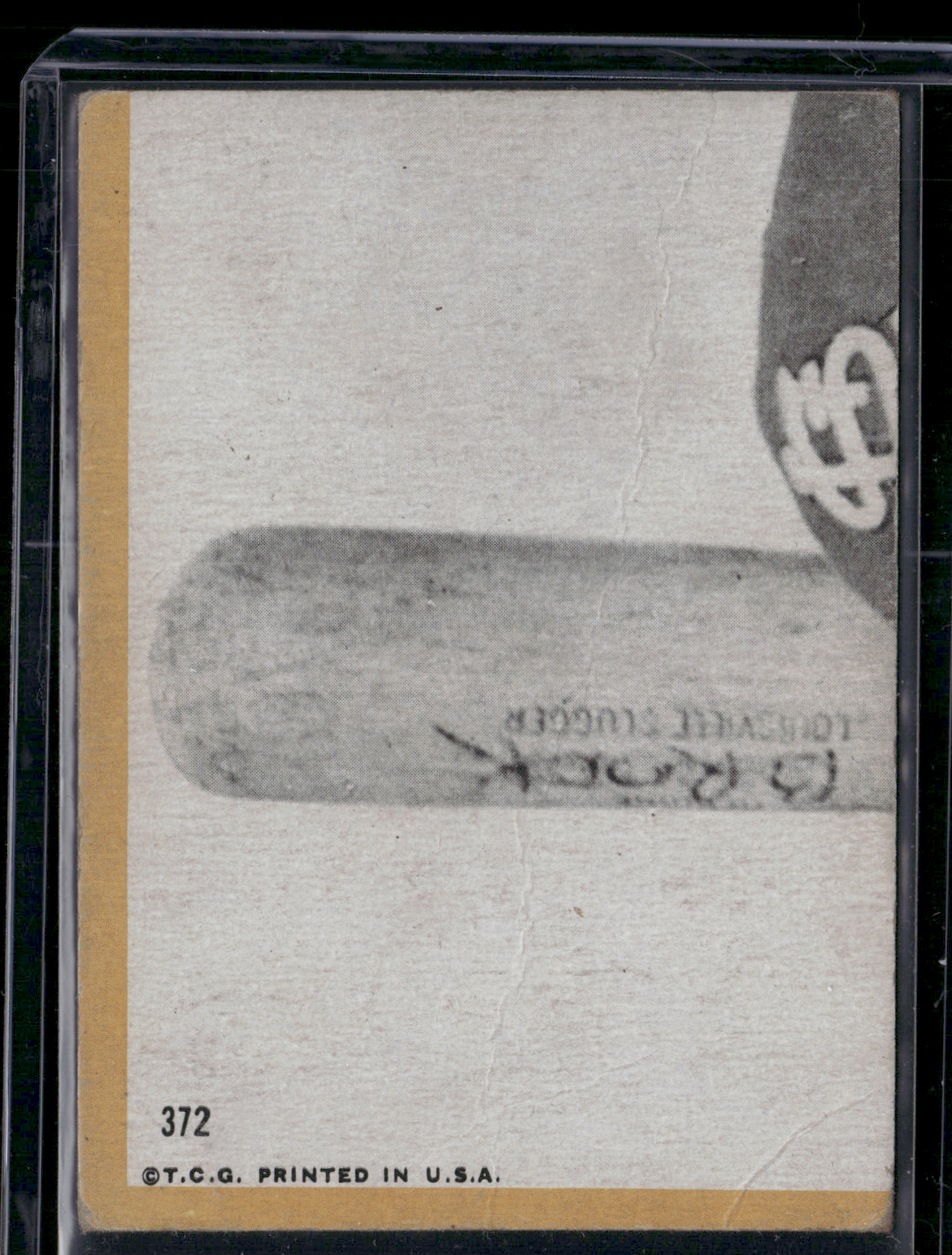 1968 Topps LOU BROCK #372 NL All Star creases Wrinkles