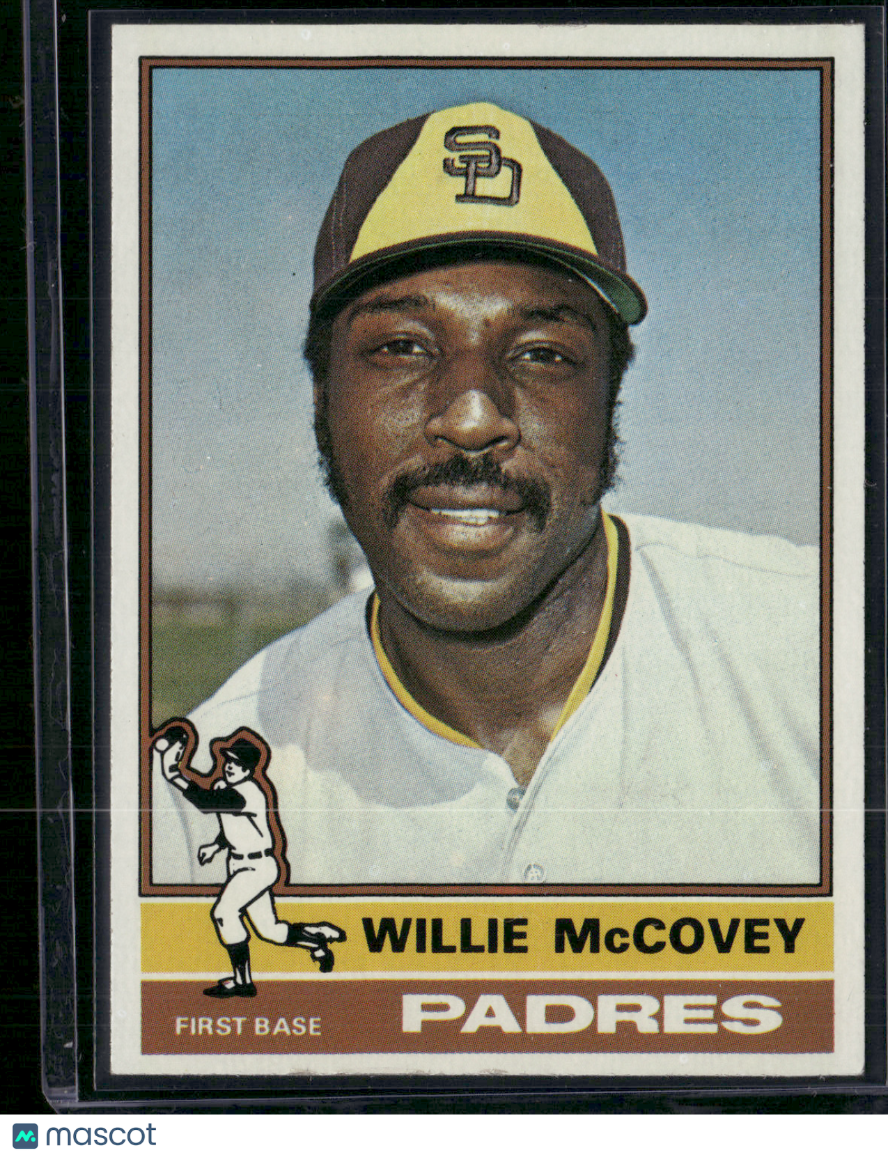 1976 Topps WILLIE MCCOVEY #520 Edge Crush (VG-EX)