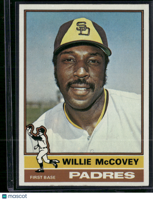 1976 Topps WILLIE MCCOVEY #520 Edge Crush (VG-EX)