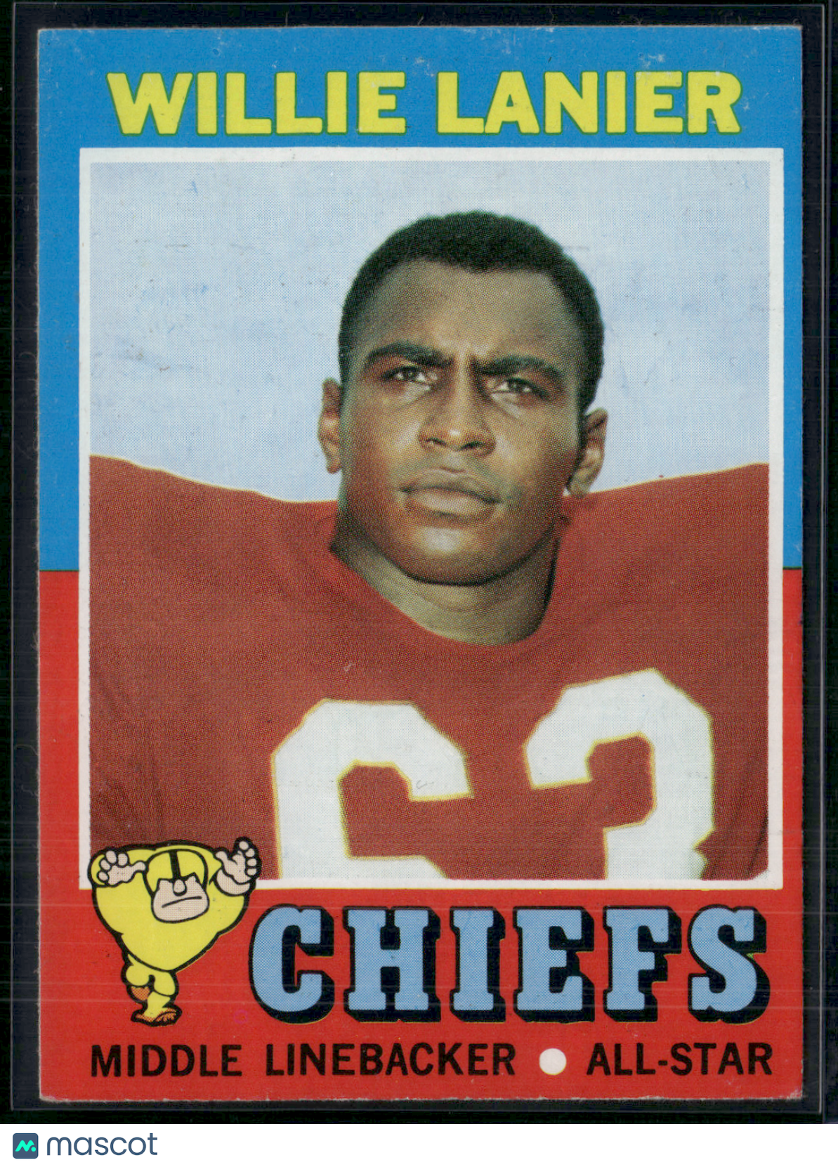 1971 Topps WILLIE LANIER #114 (EX-EX/MT)