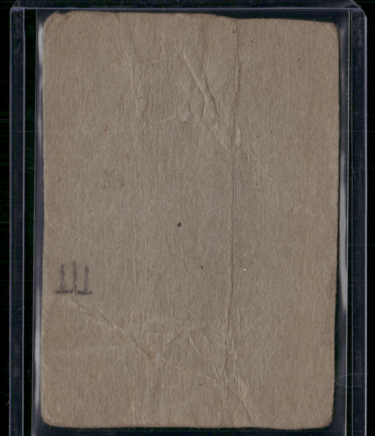 1962 Cereal Box JOHN PALUCK #195 Hand Cut Pencil on Back Wrinkles Creases (Poor)