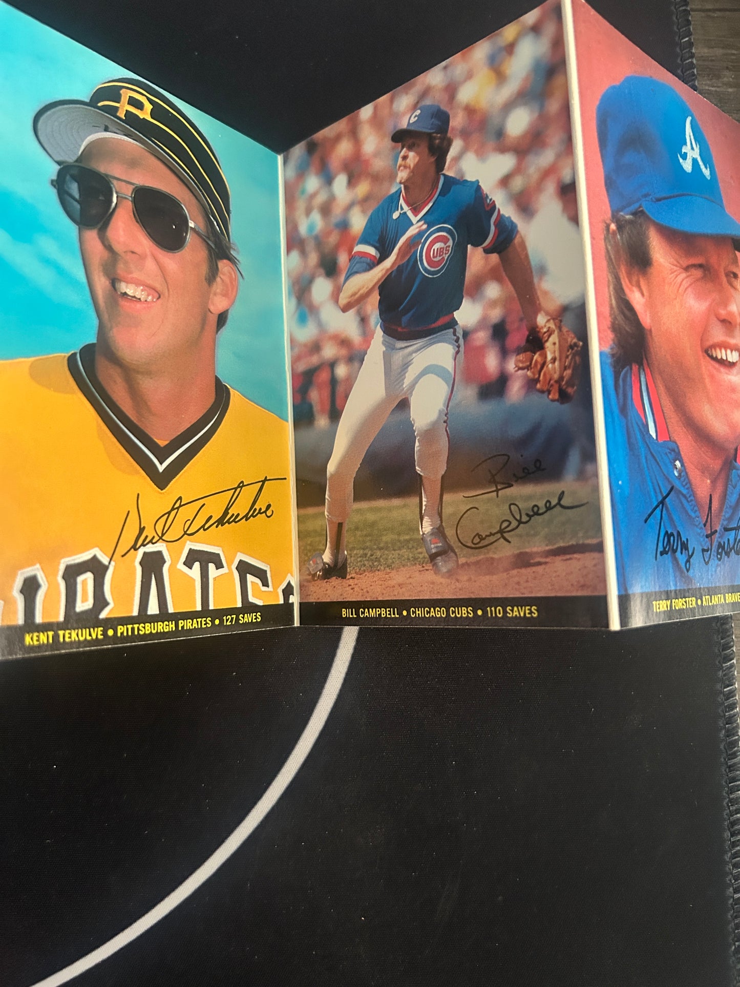 1983 Topps BASEBALL FOLDOUTS 17 Relief Aces Set 4 of 5 (EX)