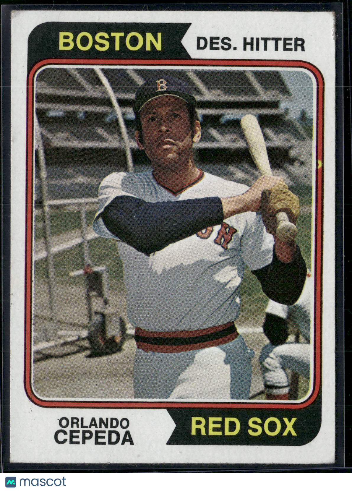 1974 Topps ORLANDO CEPEDA #83 Stain on Back (VG-VG/EX)