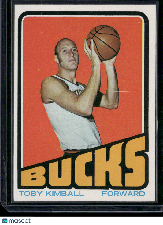 1972 Topps TOBY KIMBALL #68 Wax Stain (EX/MT)
