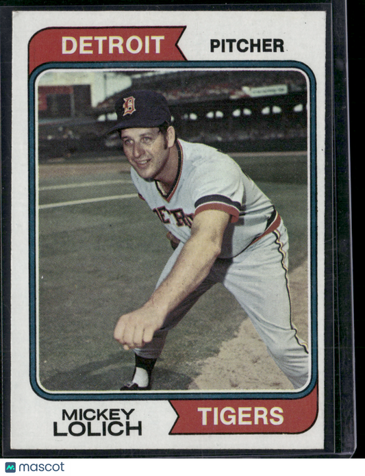 1974 Topps MICKEY LOLICH #9 (VG/EX)