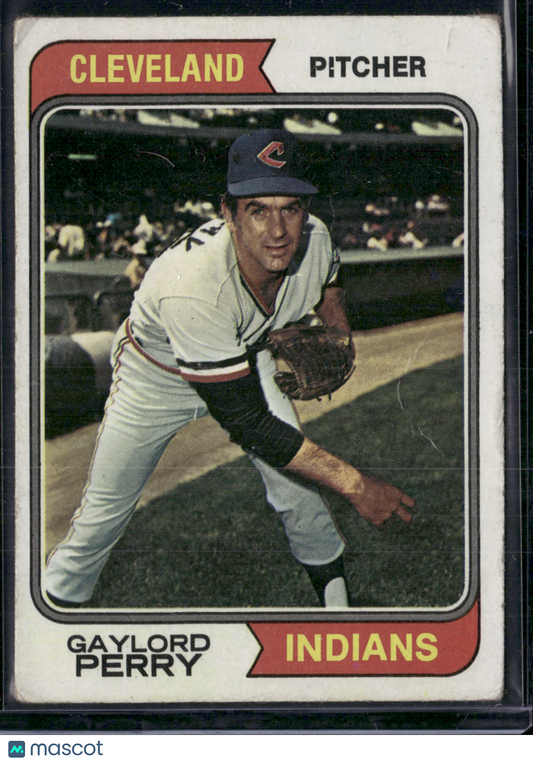 1974 Topps GAYLORD PERRY #35 Light Wrinkles (VG)