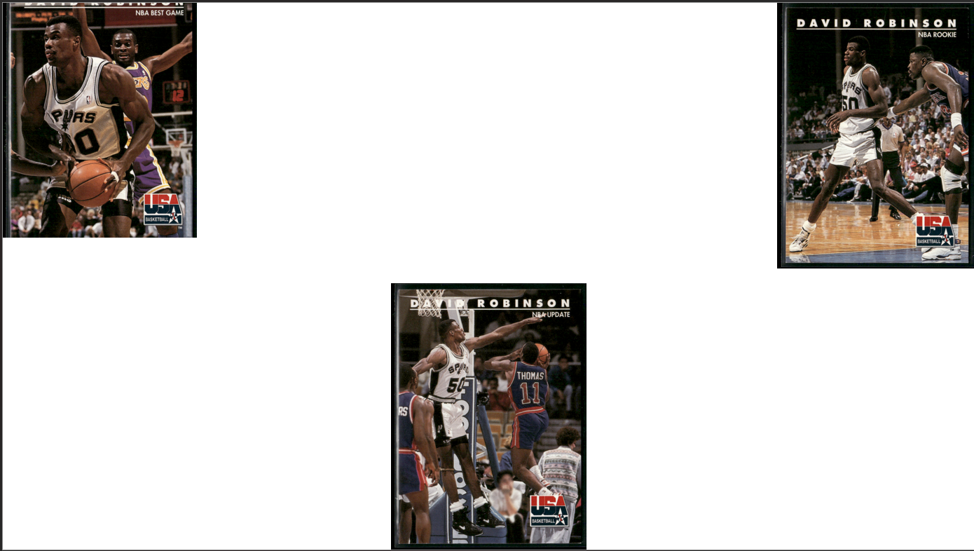 1992 Skybox DAVID ROBINSON Team USA 7 ~ CARDLOT (EX)