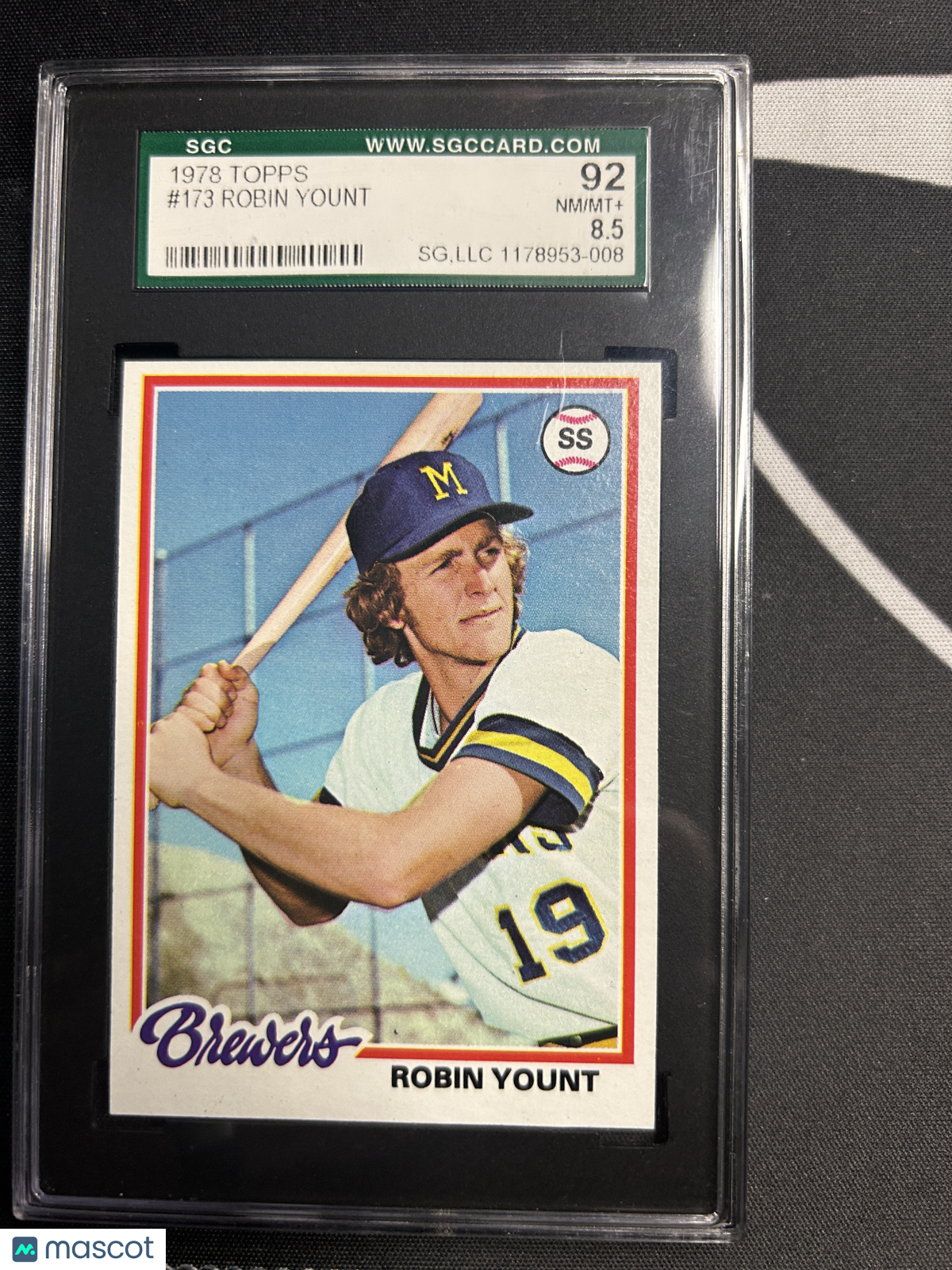 1978 Topps ROBIN YOUNT #173 SGC 8.5