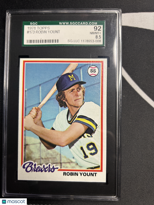 1978 Topps ROBIN YOUNT #173 SGC 8.5