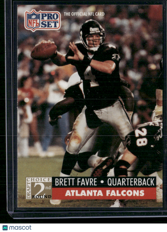 1991 Pro Set BRETT FAVRE #762 Rookie RC (EX/MT-NM)