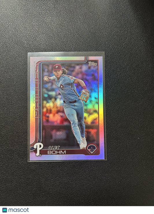 2025 Topps Series 1 ALEC BOHM #7 Rainbow Foil
