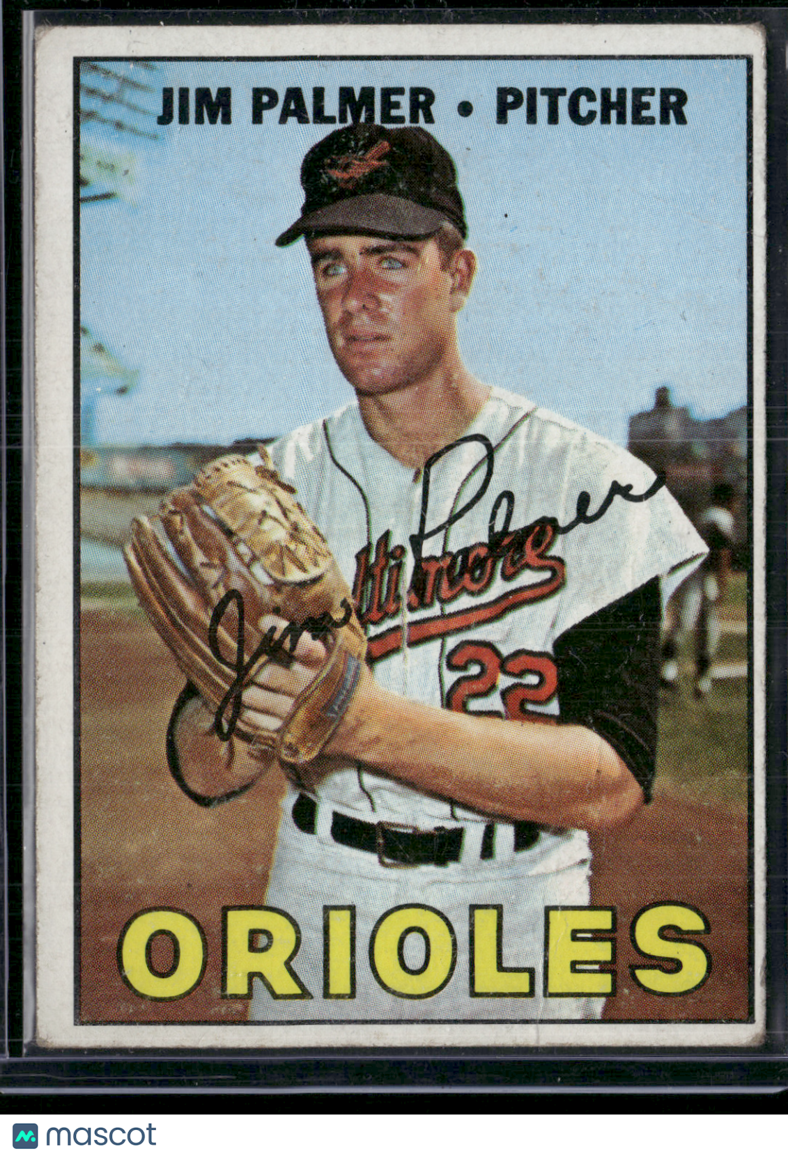 1967 Topps JIM PALMER #475 Light Wrinkles (VG/EX)