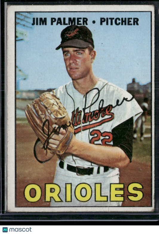 1967 Topps JIM PALMER #475 Light Wrinkles (VG/EX)