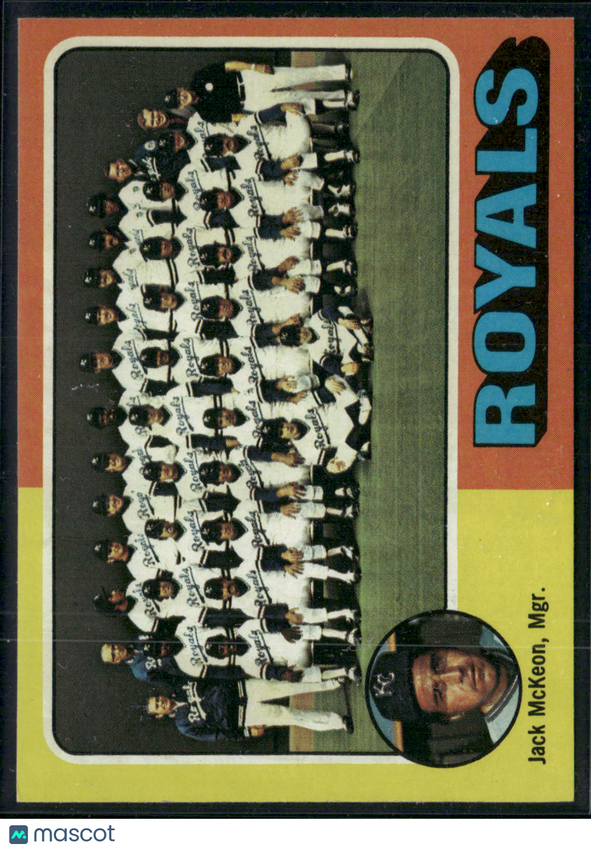 1975 Topps KANSAS CITY ROYALS #72 (EX)