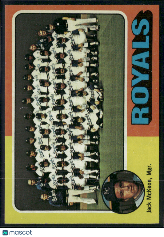 1975 Topps KANSAS CITY ROYALS #72 (EX)