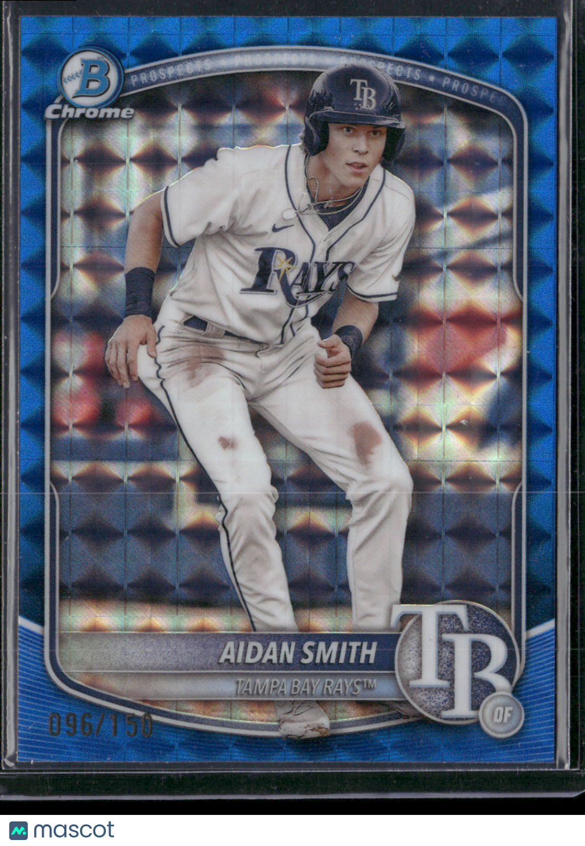 2025 Bowman AIDAN SMITH #BCP-91 Blue Xfractor 096/150