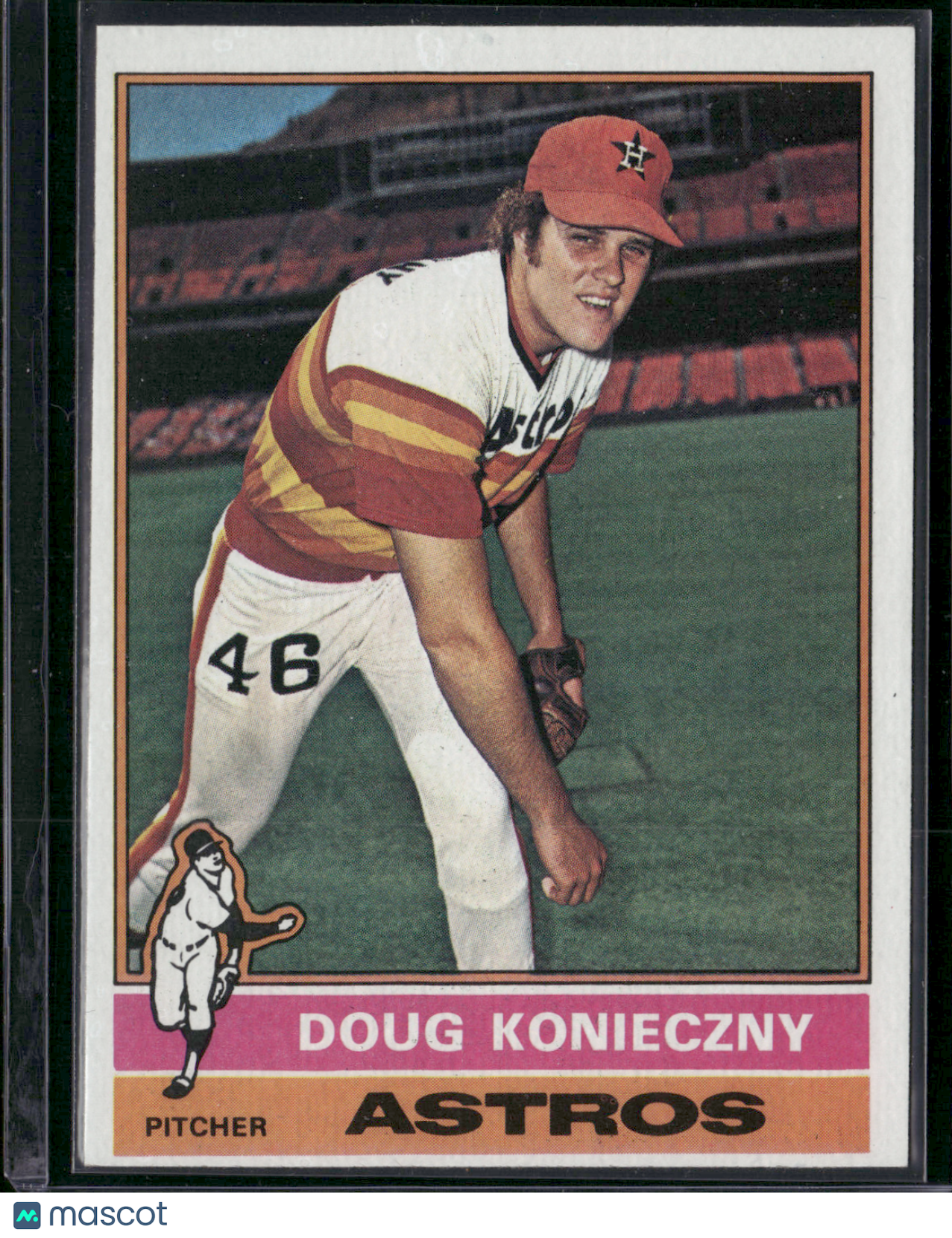 1976 Topps DOUG KONIECZNY #602 (VG-Surface dents)