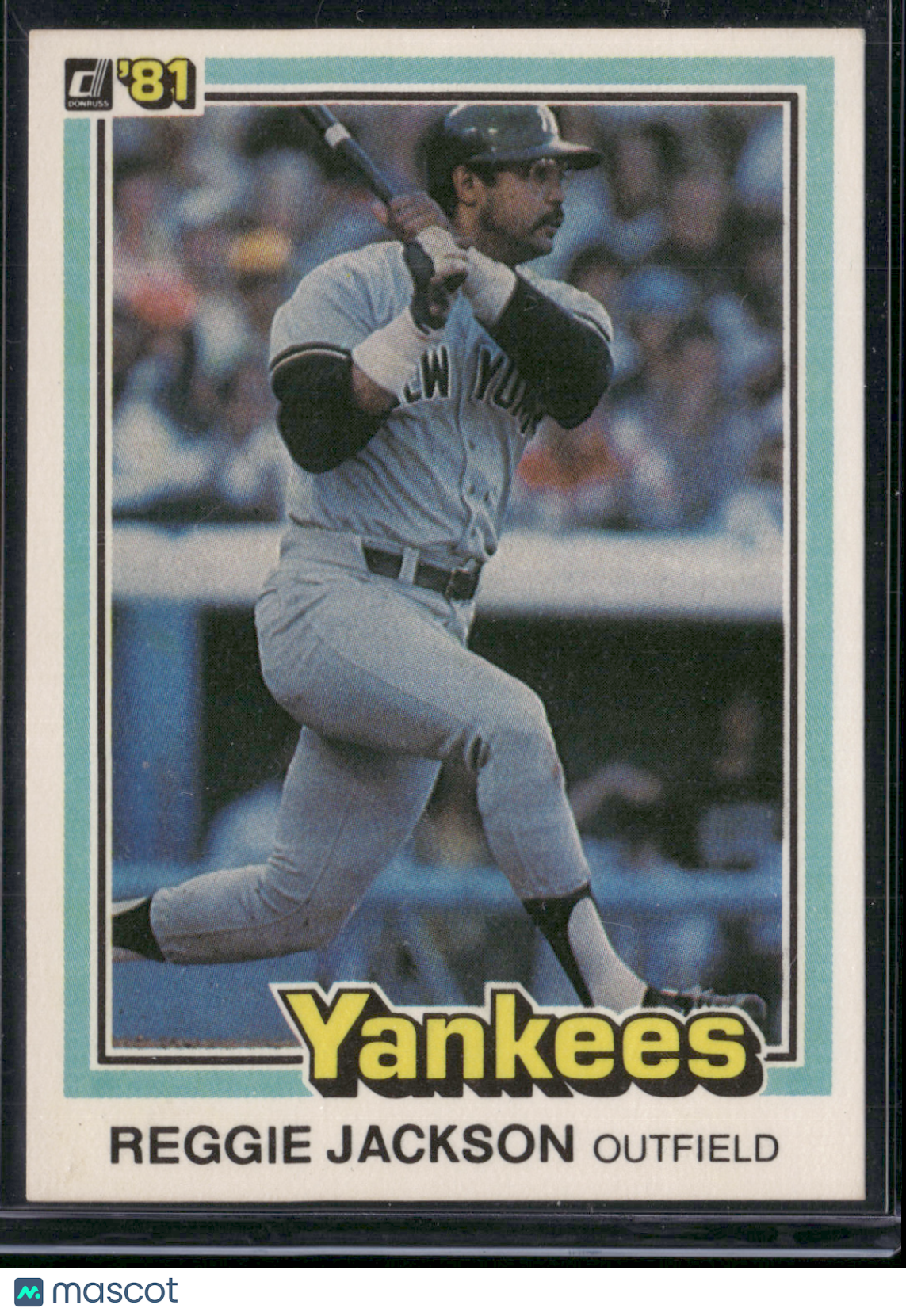 1981 Donruss REGGIE JACKSON #348 (EX)