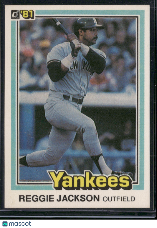 1981 Donruss REGGIE JACKSON #348 (EX)