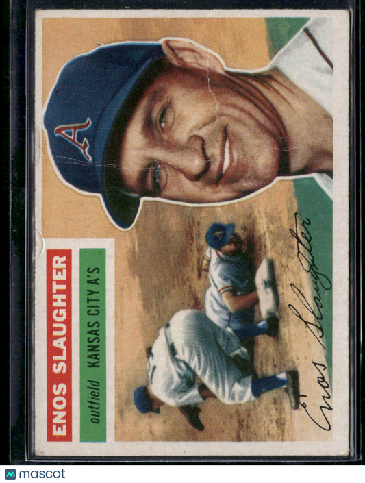 1956 Topps ENOS SLAUGHTER #109