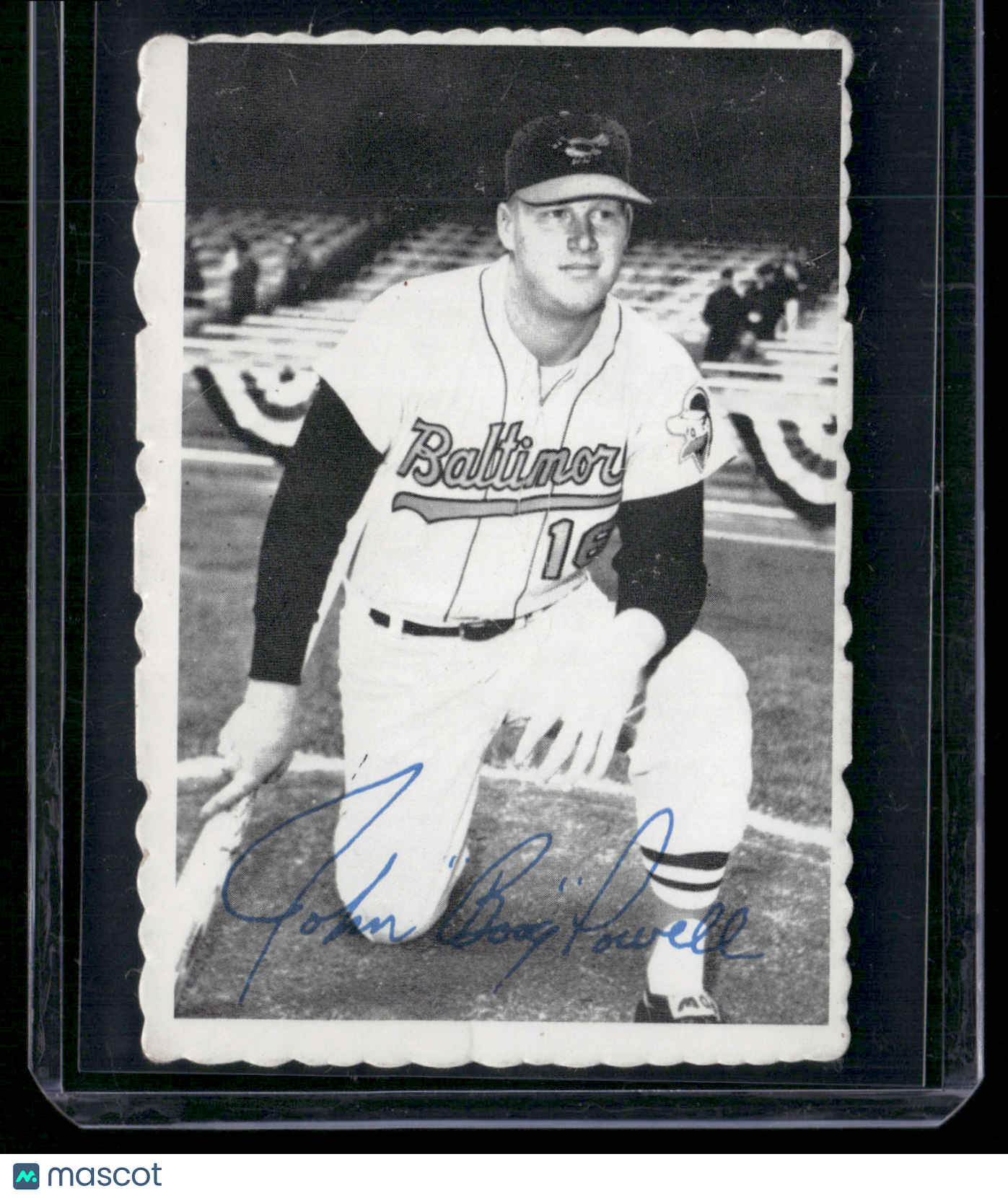 1969 Deckle BOOG POWELL #2 Light wrinkle Surface Dent (VG)