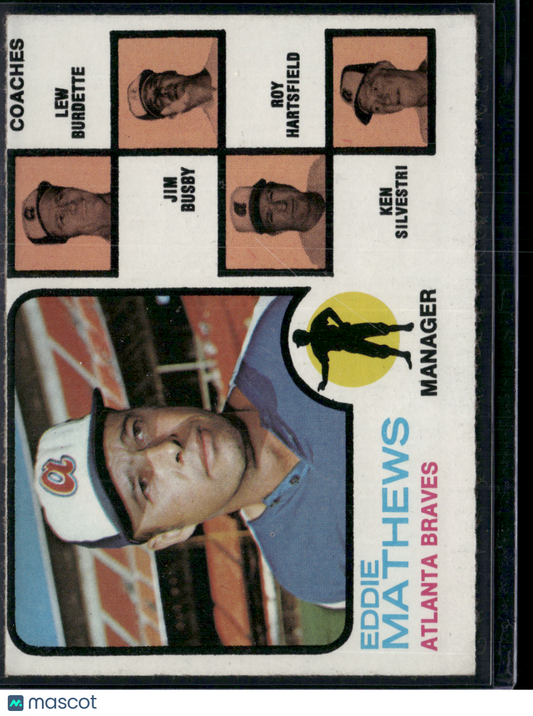 1973 Topps EDDIE MATTHEWS #237