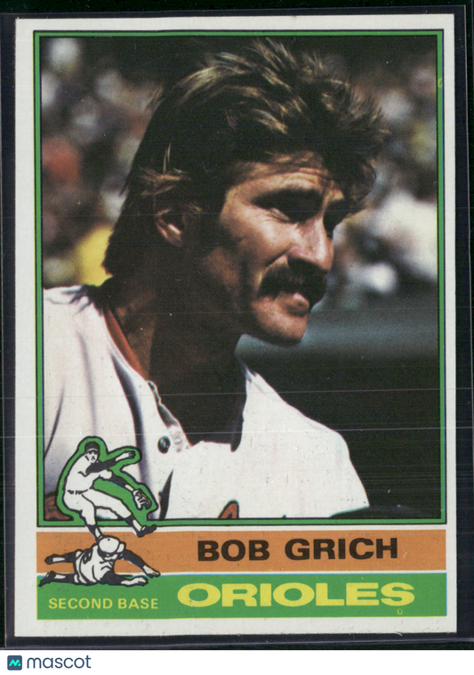1976 Topps BOB GRICH #335 (EX-EX/MT)