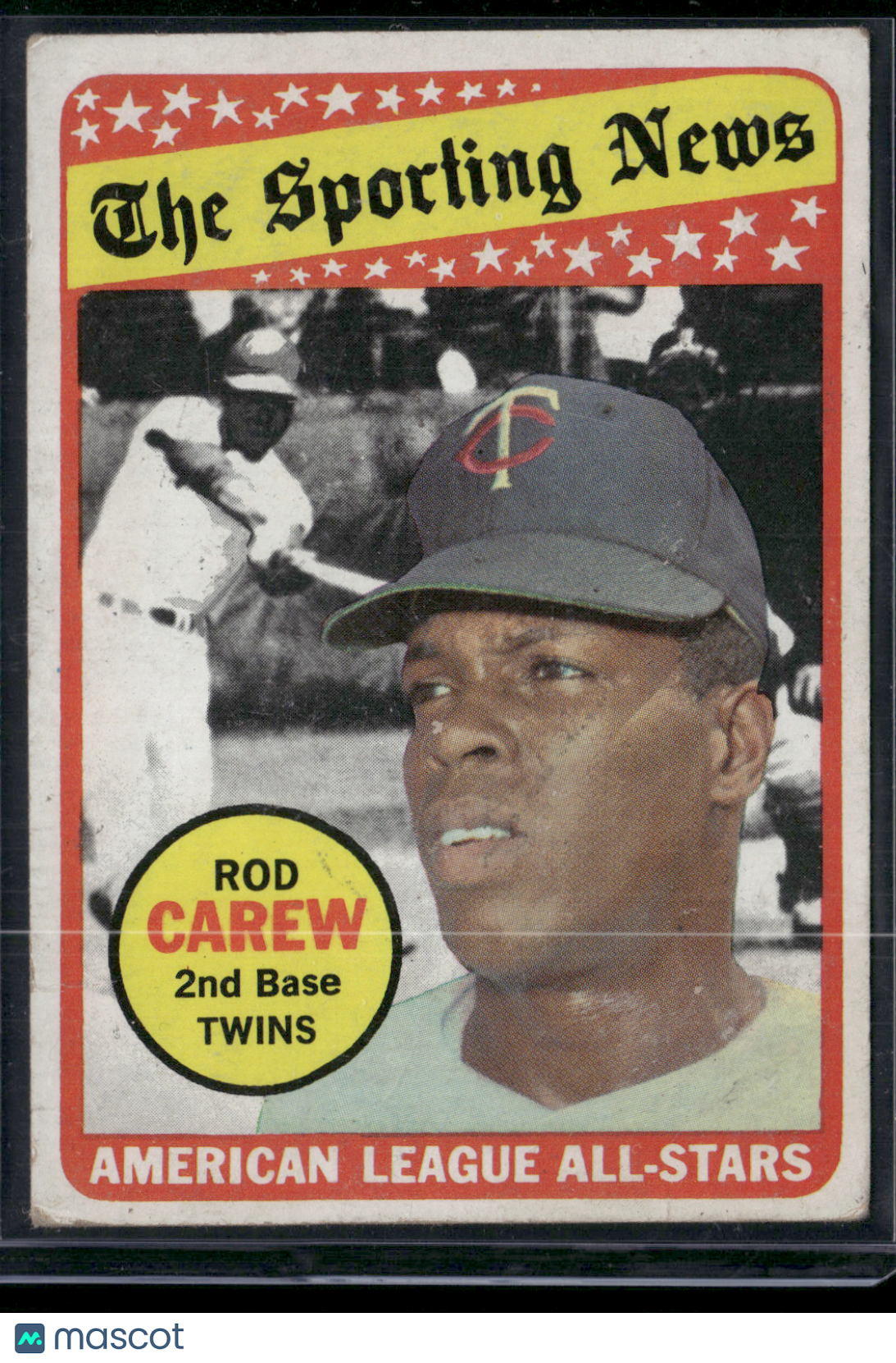 1969 Topps ROD CAREW #419 Light Wrinkles (VG)