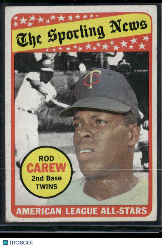 1969 Topps ROD CAREW #419 Light Wrinkles (VG)
