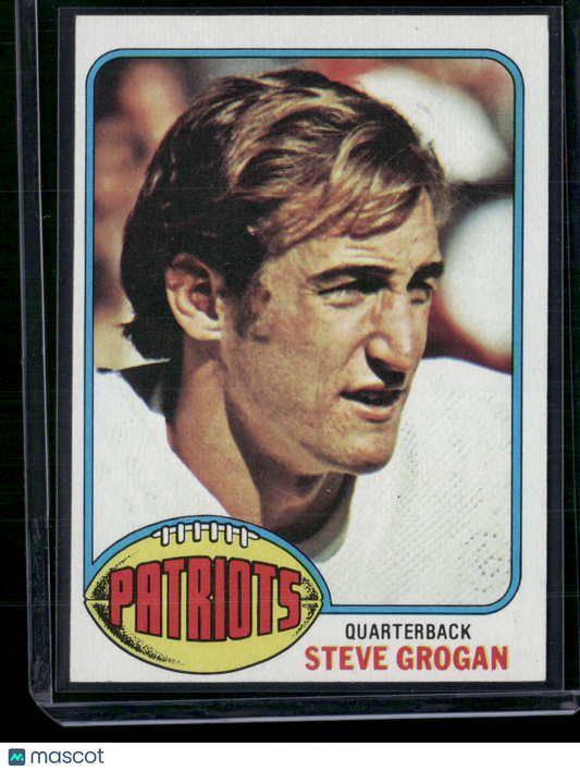 1976 Topps STEVE GROGAN #376 (EX/MT)