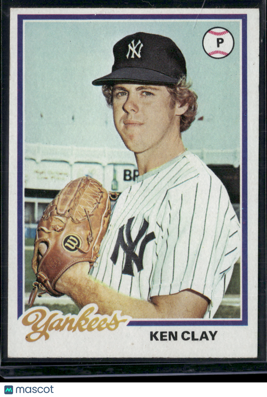 1978 Topps KEN CLAY #89 (EX-EX/MT)