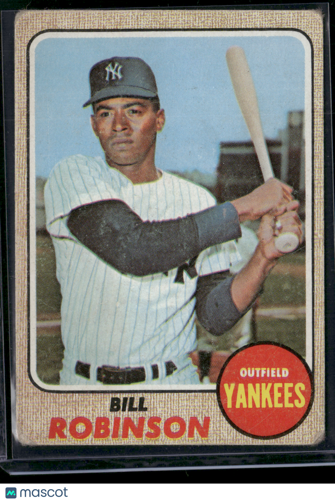 1968 Topps BILL ROBINSON #337 (Good - Light Scratches)
